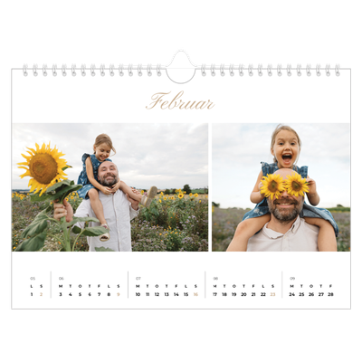 Fotokalender A4 — Fotolister [Februar]