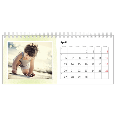 Bordkalendere — Akvarel baggrunde [April]