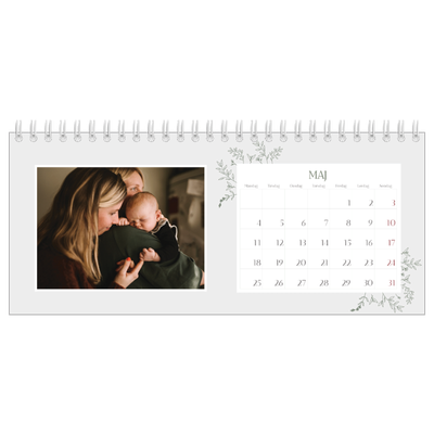 Bordkalendere — Håndtegnet blomster [kalender forside]