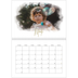 Fotokalender A4 dobbelt (30 x 40 cm) — Diffuse billederammer [Marts]