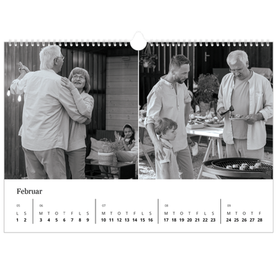 A3 Foto Kalender — Billeder i fokus [Februar]