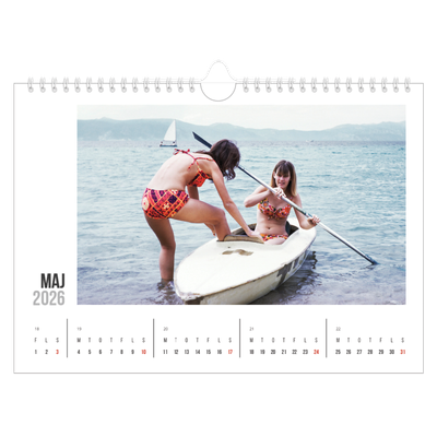 Fotokalender A4 — Forkortet tekst [kalender forside]