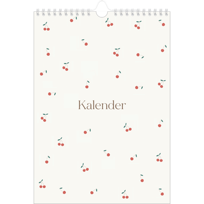 Fotokalender A4 (20 x 30 cm) — Kirsebærlykke [kalender forside]