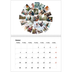 Fotokalender A4 dobbelt (30 x 40 cm) — Collage shapes [Januar]