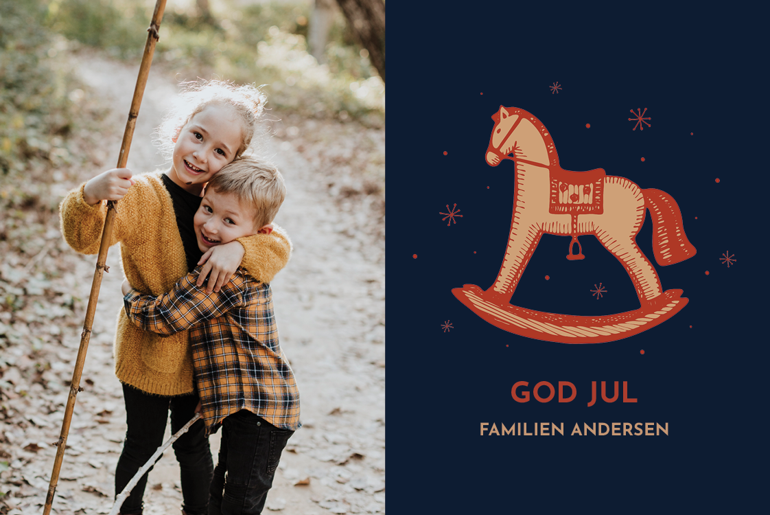 Kort — Vintage gyngehest