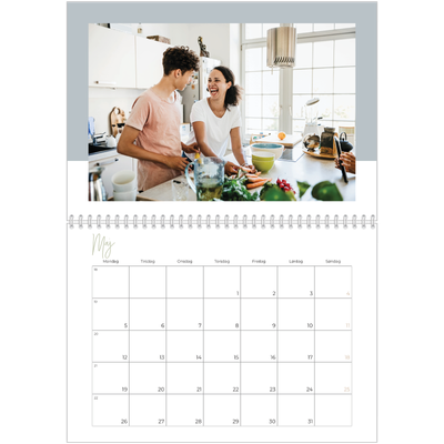 Fotokalender A4 dobbelt (30 x 40 cm) — Jordiske rammer [kalender forside]