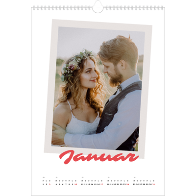 Årskalender A3 — Signeret tryk [Januar]