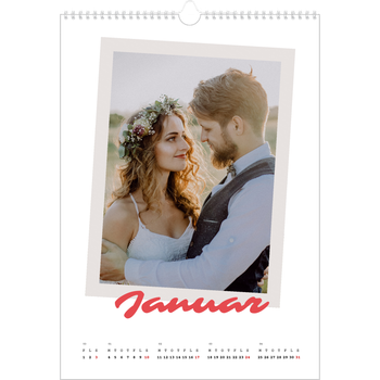 A3 Foto Kalender — Signeret tryk