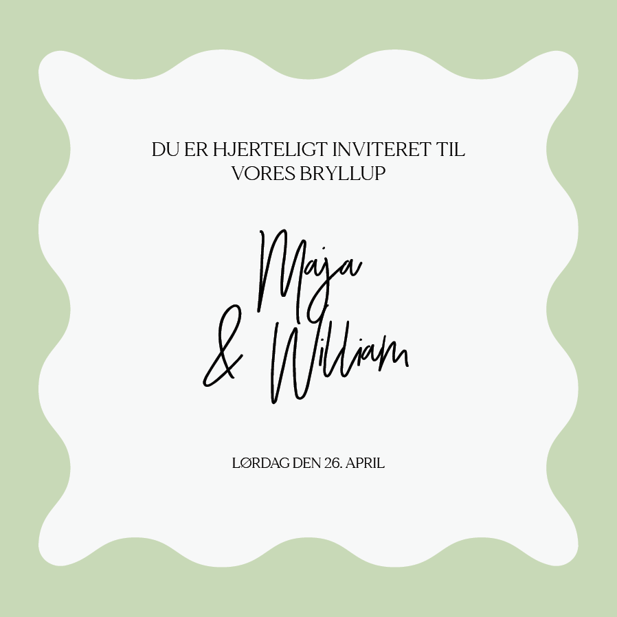 Invitationer — Pastel skaller