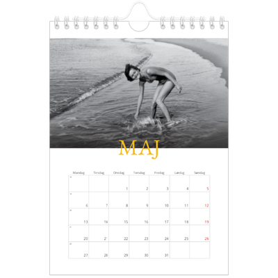A5 Foto Kalender — Heritage-stil [kalender forside]