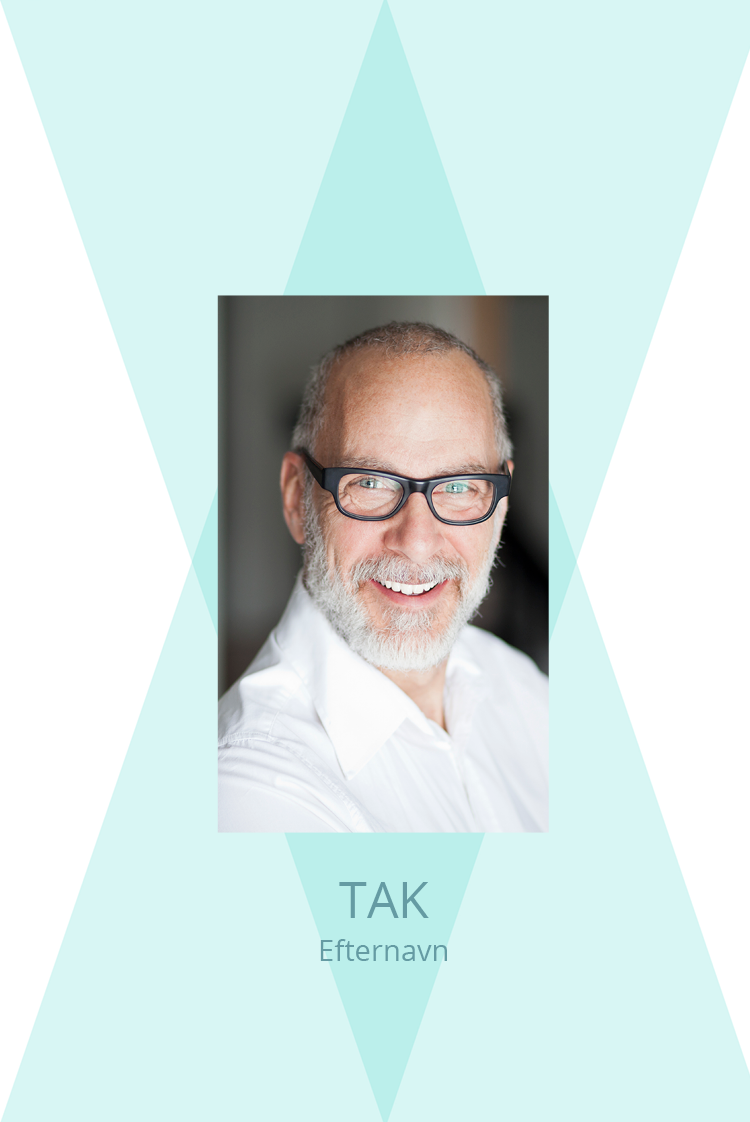 Takkekort — Geometrisk timeglas