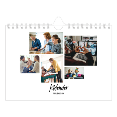 A5 Foto Kalender — Bogen om mig [kalender forside]