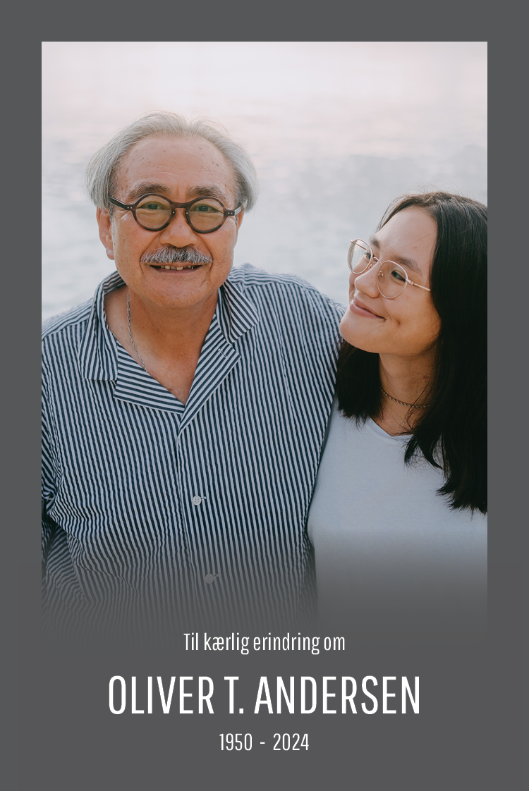 Takkekort — Grå ramme