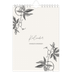 A5 Foto Kalender — Blek & blomst [kalender forside]