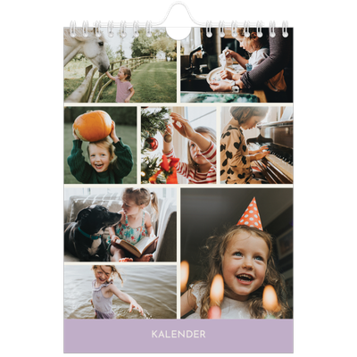 A5 Foto Kalender — Pastel kapitler [kalender forside]