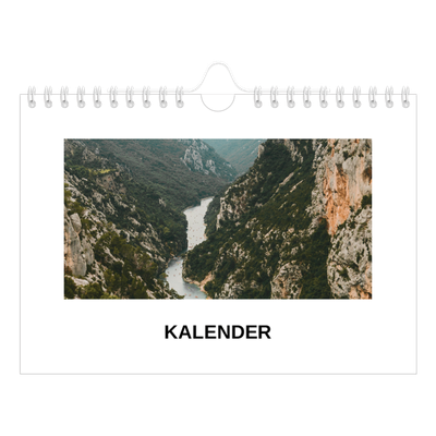 A5 Foto Kalender — Simpelt billede [kalender forside]