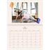 Fotokalender A4 dobbelt (30 x 40 cm) — Minimalistisk koral [Maj]