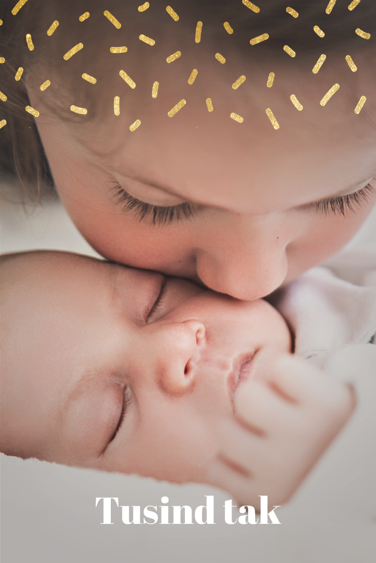 Takkekort — Guld fnister