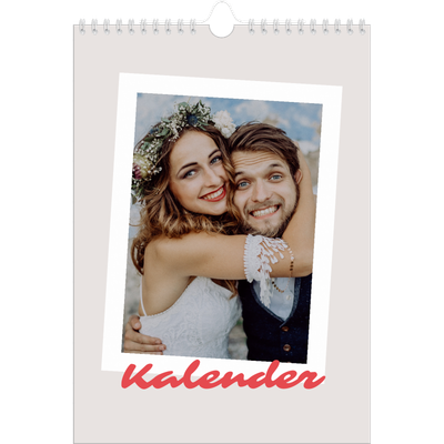 Fotokalender A4 (20 x 30 cm) — Signeret tryk [kalender forside]