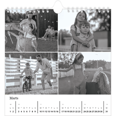 Årskalender kvadratisk — Billeder i fokus [Marts]