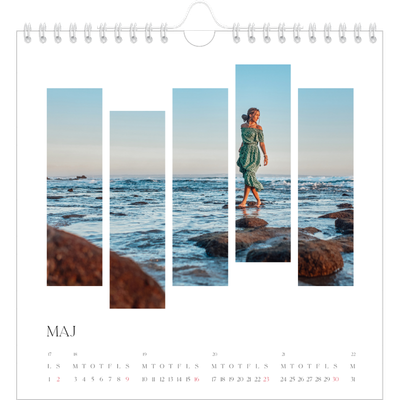 Årskalender kvadratisk — Rejsemosaikker [Maj]