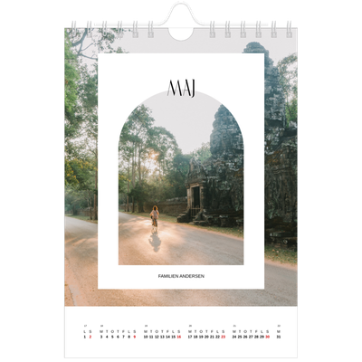 A5 Foto Kalender — Den åbne bue [Maj]