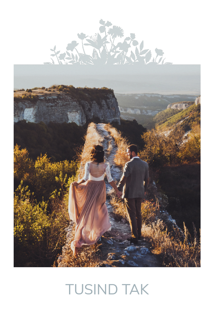 Takkekort — Blomstmotiv