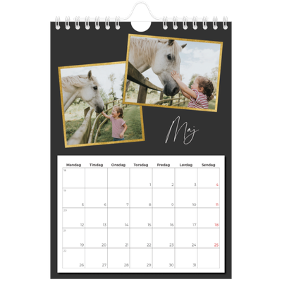 A5 Foto Kalender — Gode minder [kalender forside]