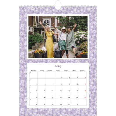 Fotokalender A4 (20 x 30 cm) — Fuld blomstring [kalender forside]