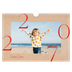 Fotokalender A4 — Røde elementer [kalender forside]