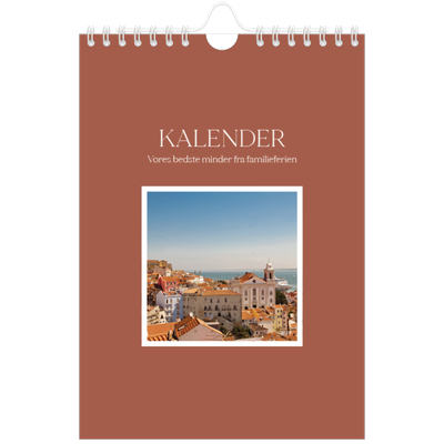 A5 Foto Kalender — Klassiske farver [kalender forside]