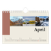 A5 Foto Kalender — Verdens seværdigheder [April]