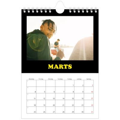A5 Foto Kalender — Sjov type [Marts]