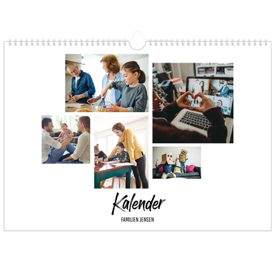 A3 Foto Kalender — Bogen om mig [kalender forside]
