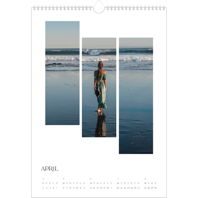 Årskalender A3 — Rejsemosaikker [kalender forside]