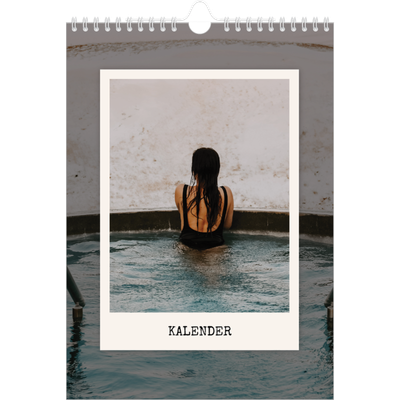 Fotokalender A4 (20 x 30 cm) — Portrætudgaven [kalender forside]