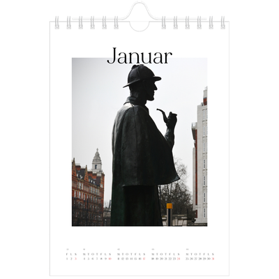 A5 Foto Kalender — Min rejseskildring [Januar]