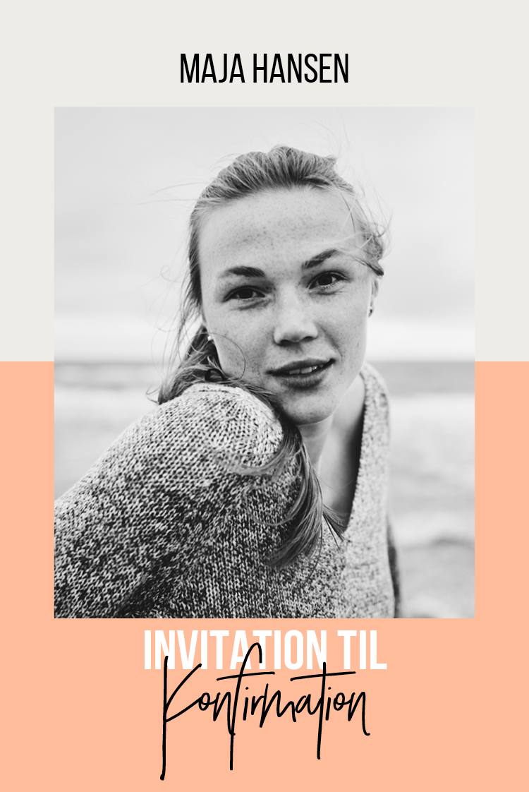 Invitationer — Lys konfirmation