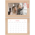 Fotokalender A4 dobbelt (30 x 40 cm) — Røde elementer [April]