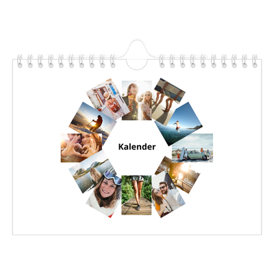 A5 Foto Kalender — Billedgitter [kalender forside]