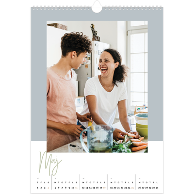 Årskalender A3 — Jordiske rammer [kalender forside]