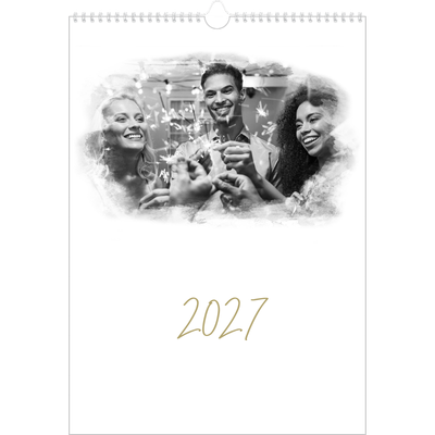 Årskalender A3 — Diffuse billederammer [kalender forside]