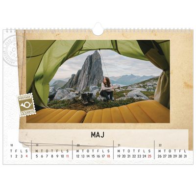 A3 Foto Kalender — Parts unknown [kalender forside]