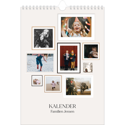 Fotokalender A4 (20 x 30 cm) — Billedvæg [kalender forside]