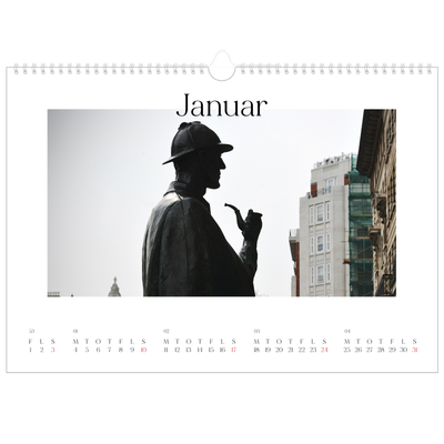 A3 Foto Kalender — Min rejseskildring [Januar]