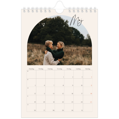 A5 Foto Kalender — Buet billederamme [kalender forside]