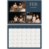 Fotokalender A4 dobbelt (30 x 40 cm) — Skifer & seriffer [Februar]