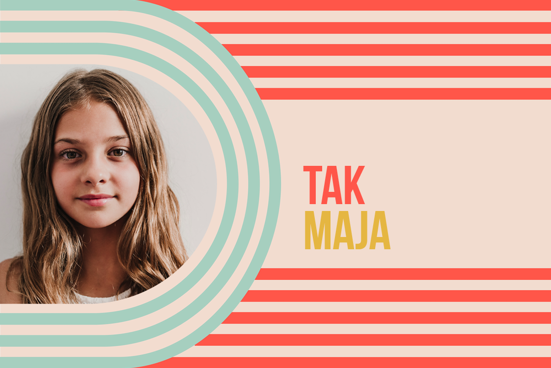 Takkekort — Lys og smuk