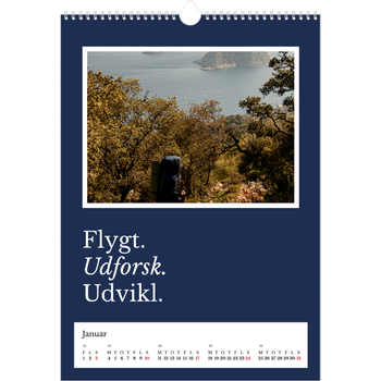 A3 Foto Kalender — Redaktionel Jord