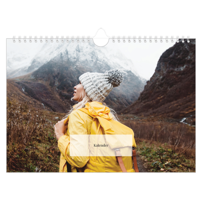 Fotokalender A4 — Klassisk kalender [kalender forside]